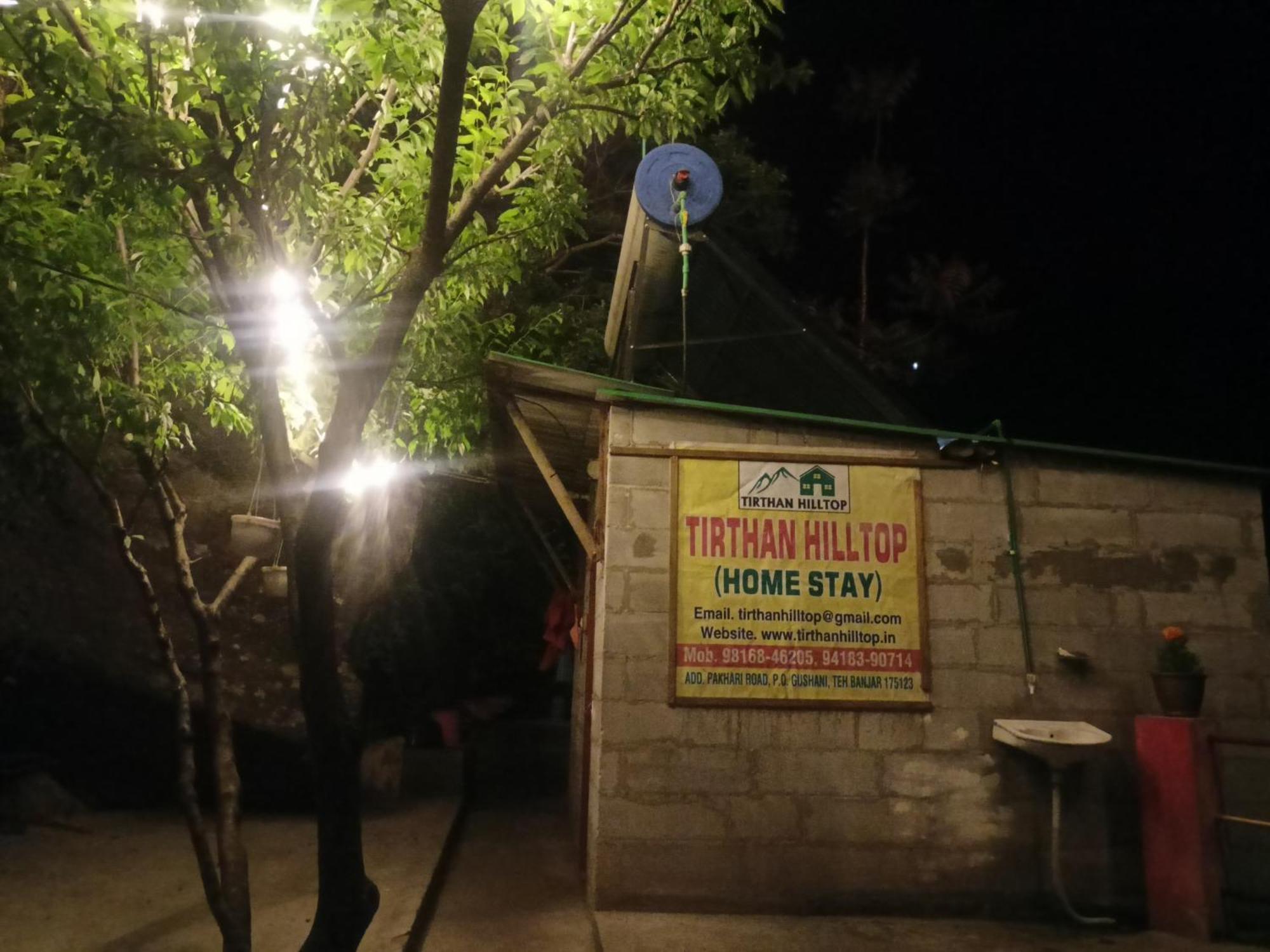Tirthan Hilltop Home Stay Banjār Esterno foto
